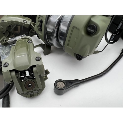 6TH GEN TACTICAL HEADSET тактическая гарнитура, звукосниматель и шумоподавление, активные в Люберцах