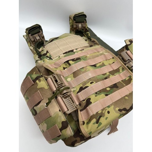 Бронежилет ЗАЩИТНИК в Люберцах с кевларовым баллистическим пакетом C2, капами и бронеплитами Бр5