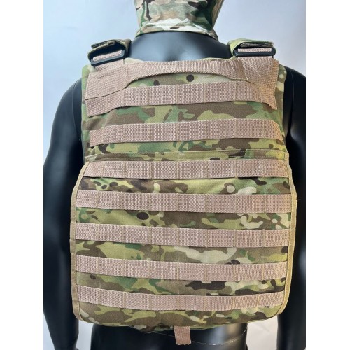 Бронежилет ЗАЩИТНИК в Люберцах с кевларовым баллистическим пакетом C2, капами и бронеплитами Бр5