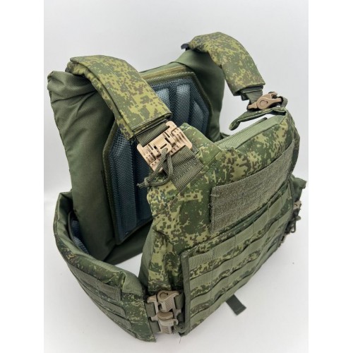 Бронежилет ЗАЩИТНИК в Люберцах с кевларовым баллистическим пакетом C2, капами и бронеплитами Бр5