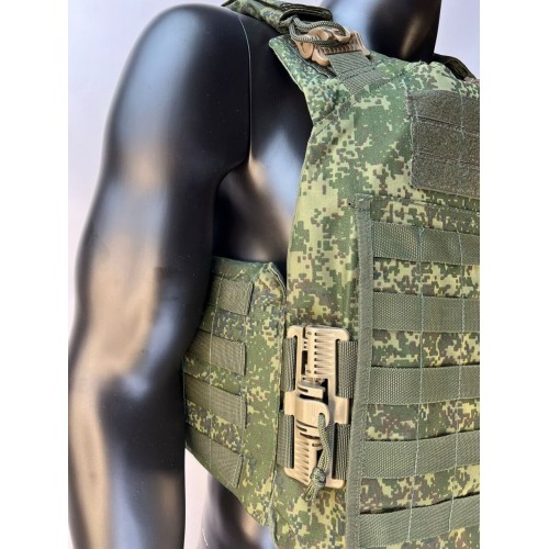 Бронежилет ЗАЩИТНИК в Люберцах с кевларовым баллистическим пакетом C2, капами и бронеплитами Бр5