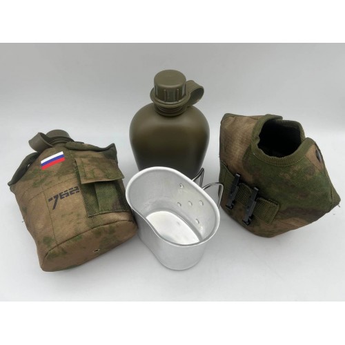 Фляга «7.62 RU» с супницей/котелком в чехле в Люберцах