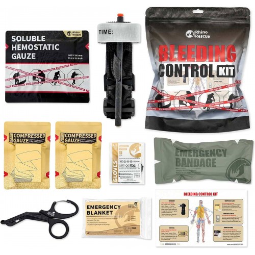Комплект для остановки кровотечений «Bleeding Control Kit» Rhino Rescue в Люберцах
