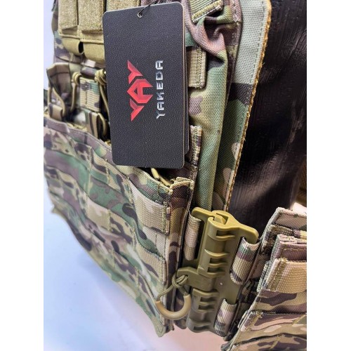 Жилет (плитник быстросъёмный YAKEDA original /разгрузка)2 с подсумками на спине в Люберцах