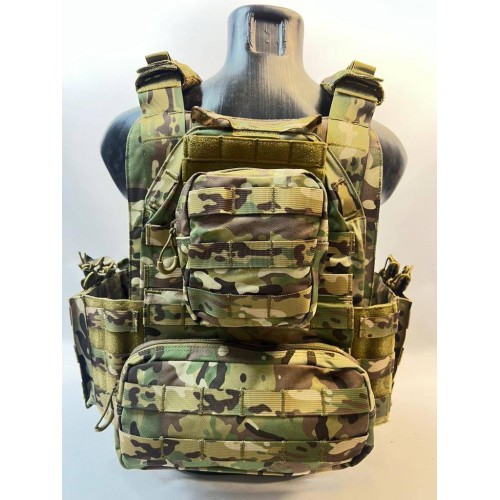 Жилет (плитник быстросъёмный YAKEDA original /разгрузка)2 с подсумками на спине в Люберцах