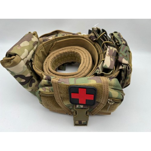 Пояс разгрузочный YAKEDA тактический с подсумками в Люберцах