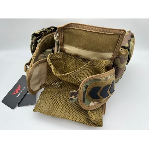 Пояс разгрузочный YAKEDA тактический с подсумками в Люберцах