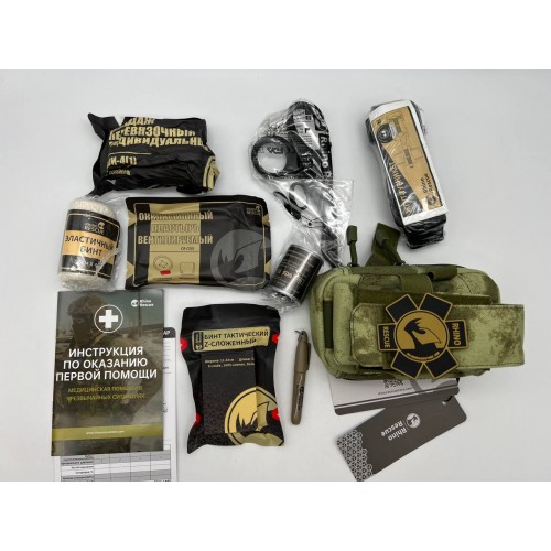 Военная тактическая аптечка “RHINO RESCUE” 11в1 укомплектованная второй эшелон в Люберцах