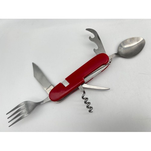 Мультитул / Набор складных походных столовых приборов 6 в 1 в Люберцах