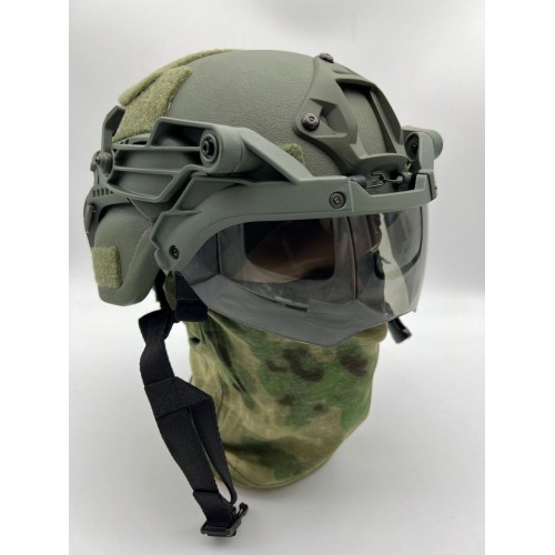 Откидные тактические нашлемные очки с креплением для шлема FAST/MICH/Ops-Core и другим моделям современных тактических шлемов в Люберцах