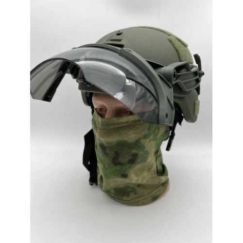 Откидные тактические нашлемные очки с креплением для шлема FAST/MICH/Ops-Core и другим моделям современных тактических шлемов в Люберцах