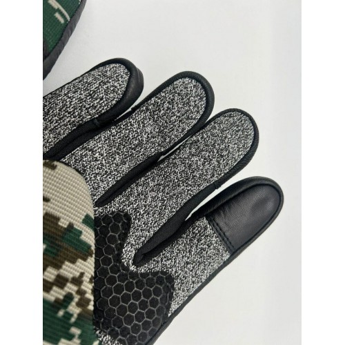 Перчатки с защитой от порезов, тактические с кожаными вставками  в Люберцах