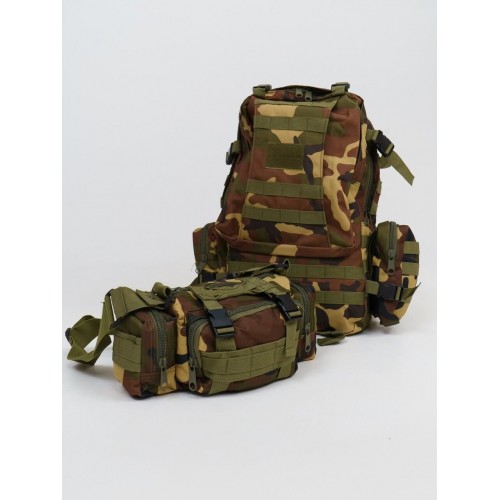 Рюкзак тактический 55 л со съемными подсумками в Люберцах
