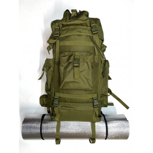 Рюкзак тактический 75 литров цвет хаки в Люберцах