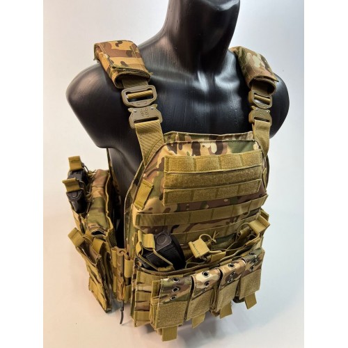 Жилет (плитник быстросъёмный/разгрузка) с возможностью установки боковых плит или боковых баллистических пакетов в Люберцах